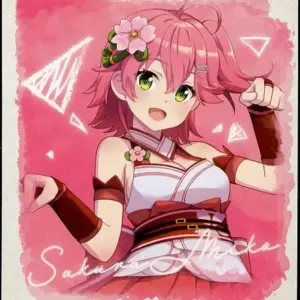 Paper Products Sakura Miko Hololive Super Expo 2022 Trading Mini Color Vol.1 0Th