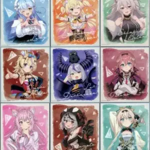 Paper Products, All 9 Types Set, Hololive Super Expo 2022 Trading Mini Color Vol
