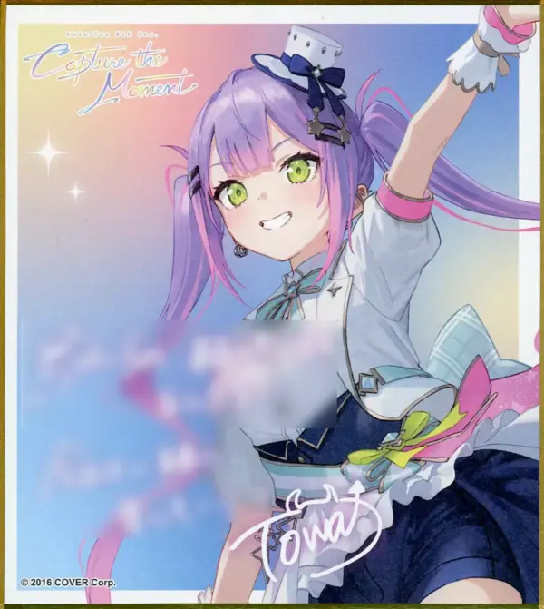 Paper Products Touya Towa Virtual Youtuber Hololive 5Th Fes. Capture The Moment