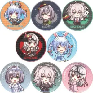 Badge Pins All 8 Types Set Virtual Youtuber Hololive Red Tokyo Tower Trading Can