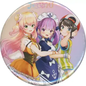 Badge Pins Minato Akua Ozora Subaru Momosuzu Nene Can Cd Jahee-Sama Won'T Give U