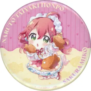 Badge Pins Sakura Miko Mini Character/New Year'S Costume Virtual Youtuber Hololi