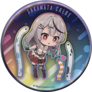 Badge Pins Sakasha Kuroe Chin Anago Virtual Youtuber Hololive In Maxell Aqua Par