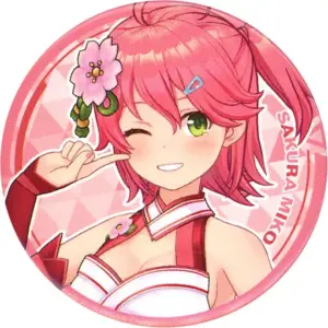 Badge Pins Sakura Miko Virtual Youtuber Hololive Starter Goods Random Can F/S-M5