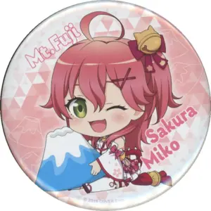 Badge Pins Sakura Miko Hololive Local Mt. Fuji Can Virtual Youtuber Limited F/S-