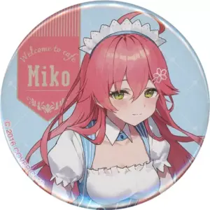 Badge Pins Sakura Miko Lawson Maid Clothes Outfit Virtual Youtuber Hololive Can