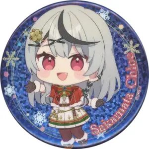 Badge Pins Sakasha Kuroe Sd Virtual Youtuber Hololive Xmas Ar Live Sweet Happy H