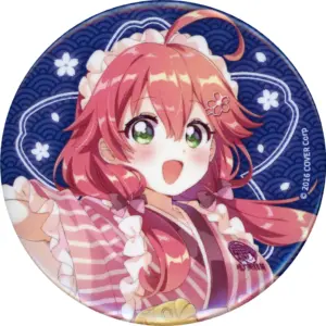 Badge Bins Sakura Miko Life/Poster Girl Ver. Virtual Youtuber Hololive Naruto Ta