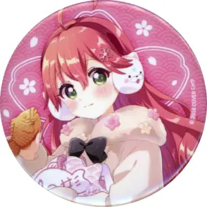 Badge Bins Sakura Miko Life/Shopping Ver. Virtual Youtuber Hololive Naruto Taiya