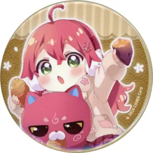 Badge Bins Sakura Miko Mini Character/Sweet Potato Virtual Youtuber Hololive Nar