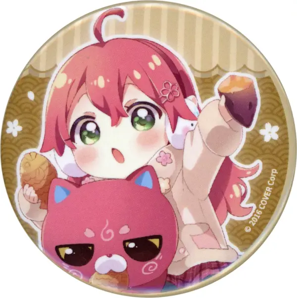 Badge Bins Sakura Miko Mini Character/Sweet Potato Virtual Youtuber Hololive Nar