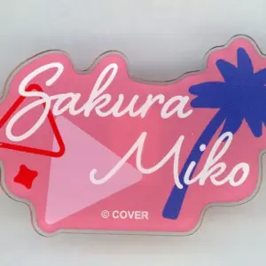 Badge Bins Sakura Miko Acrylic Name Virtual Youtuber Hololive Super Expo 2024 F/