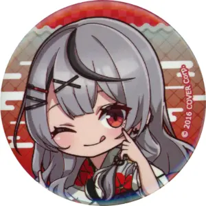 Badge Binz Sakasha Kuroe Virtual Youtuber Hololive Gokurakuyu Raku Spa Collabora