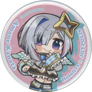 Badge Binz Amane Kanata Mini Character Virtual Youtuber Hololive Joypolis Fancy