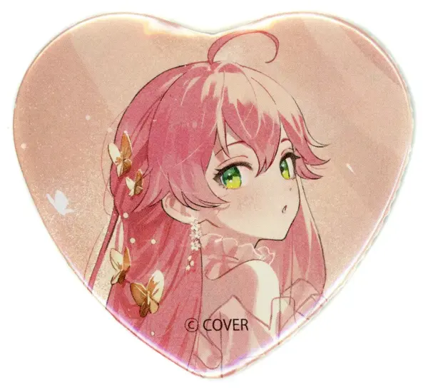 Badge Bins Sakura Miko Heart-Shaped Can Virtual Youtuber Hololive Holoreve Colle