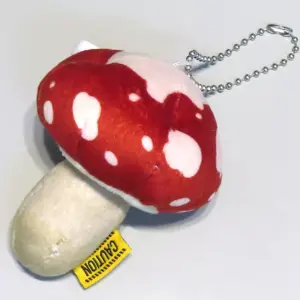 Badge Binz Sakasha Kuroe Mushroom Plush Virtual Youtuber Hololive Birthday Comme