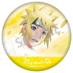 Badge Binz Namikaze Minato Naruto Shippuden Trading Can Paint Kamiani Touch F/S-