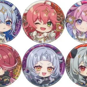 Badge Binz All 6 Types Set Virtual Youtuber Hololive Magical Girl Hololitch Exhi