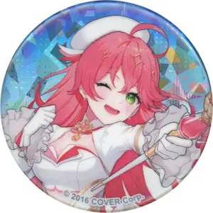 Badge Bins Sakura Miko Magical Girl Miko/Holo Ver. Virtual Youtuber Hololive Hol