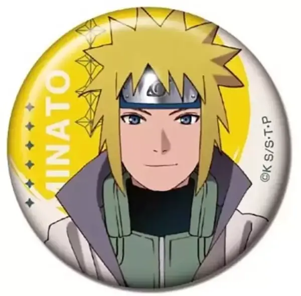 Badge Binz Namikaze Minato Naruto Shippuden Can A Box F/S-M503 from japan Rare