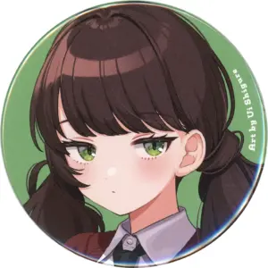 Badge Bins Shigure Girls Twintails Virtual Youtuber Shigureui Solo Exhibition Ha