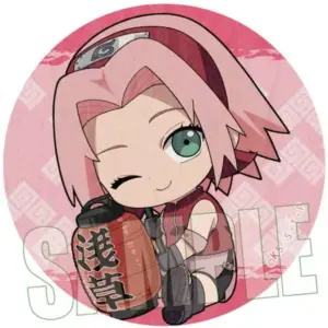Badge Binz Haruno Sakura Naruto Shippuden Trading Japanese Paper-Style Can Gyugy