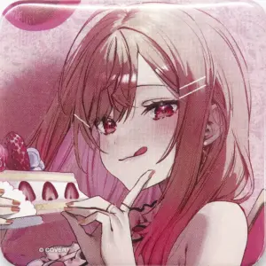 Badge Bins Ichijo Rika Square Can Virtual Youtuber Hololive Dev Is Regloss Birth