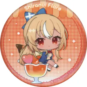 Badge Bins Shiranuifu Virtual Youtuber Hololive Knowledge Research Group Sweets