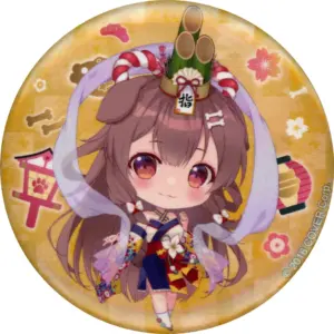 Badge Bins Inugami Korone Mini Character Virtual Youtuber Hololive Mikkorone Shr