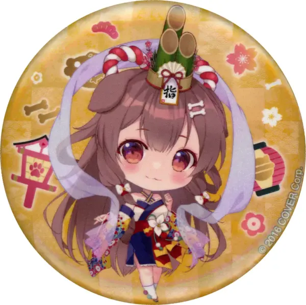 Badge Bins Inugami Korone Mini Character Virtual Youtuber Hololive Mikkorone Shr