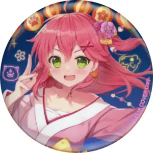 Badge Bins Sakura Miko Life Virtual Youtuber Hololive Mikkorone Shrine Future Ye