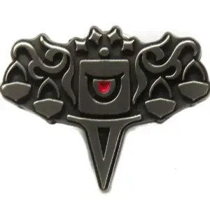 Badge Bins Justice Pin Virtual Youtuber Hololive English -Justice- Commemorating