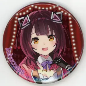 Badge Binz Roboko-San With Name Logo Virtual Youtuber Hololive 0Th Generation 7T