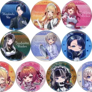 Badge Bin'S All 10 Types Set Virtual Youtuber Hololive Regloss Ultra Verybar Swe