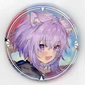 Badge Pins Nekomata Okayuka Virtual Youtuber Hololive Tomorable Can C97 Goods F/