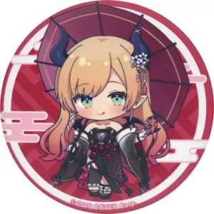 Badge Pins Yuzuki Choko B/Mini Character Virtual Youtuber Hololive Collection F/