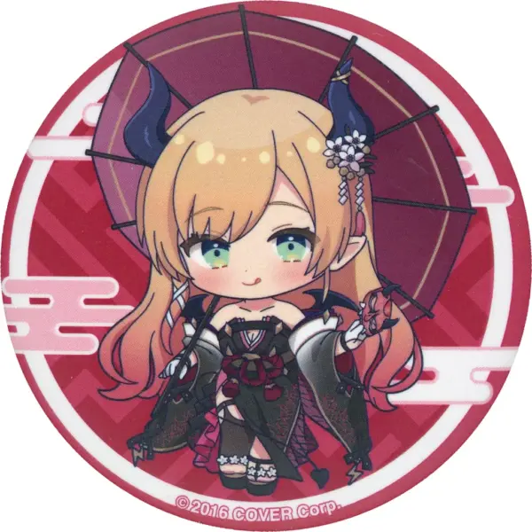 Badge Pins Yuzuki Choko B/Mini Character Virtual Youtuber Hololive Collection F/