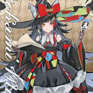 Tapestry Ogami Mio Costume 1/Clothing Black B2 Virtual Youtuber Hololive Caputor
