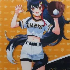 Tapestry Ogami Mio B2 Yomiuri Giants Virtual Youtuber Hololive F/S-M503 from jap