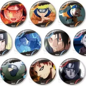 Badge Bin'S Box Naruto Shippuden Trading Can Vol.1 F/S-M503 from japan Rare  Goo
