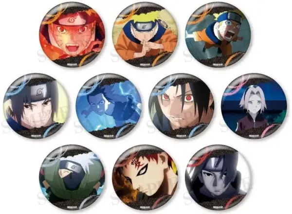 Badge Bin'S Box Naruto Shippuden Trading Can Vol.1 F/S-M503 from japan Rare  Goo