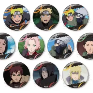 Badge Bin'S Box Naruto Shippuden Trading Can Vol.2 F/S-M503 from japan Rare  Goo