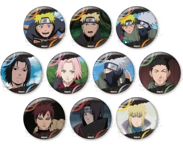 Badge Bin'S Box Naruto Shippuden Trading Can Vol.2 F/S-M503 from japan Rare  Goo