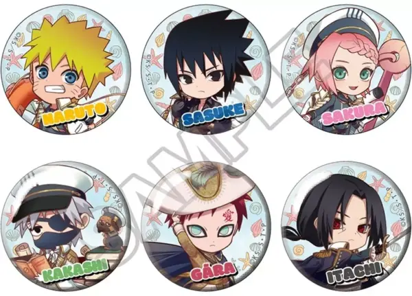 Badge Bin'S Box Naruto Shippuden Can Petitry Marine Look F/S-M503 from japan Rar