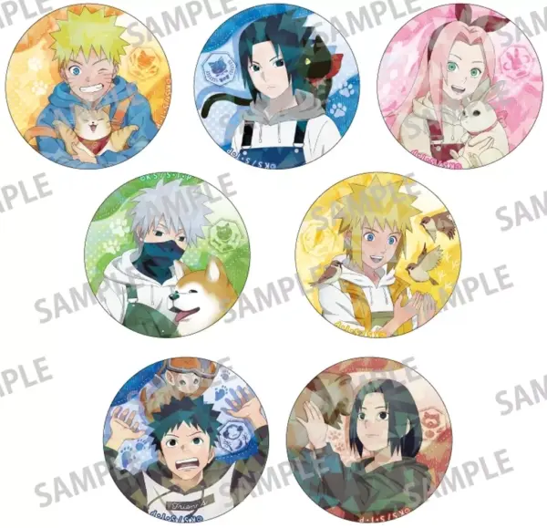 Badge Bin'S Box Naruto Shippuden Trading Hologram Can Badge, Young Animal F/S-M5