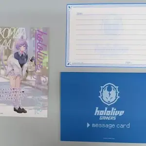 Character Card Nekomata Okayuka Bromide With Message Hololive In Hamleys Doki 2R