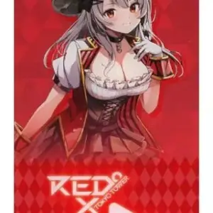 Character Card Sakasha Kuroe Acrylic Virtual Youtuber Hololive Red Tokyo Tower T