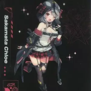 Character Card Sakasha Kuroe Full Body Virtual Youtuber Hololive Secret Society