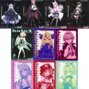 Character Cards - Normal 10 Types Set Virtual Youtuber Hololive Secret Society H