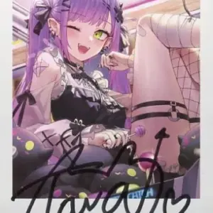 Character Card Towa Autographed Photo-Style Bromide Virtual Youtuber Hololive 1